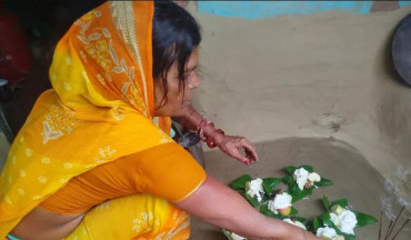 जितिया पर्व विधिपूर्वक सम्पन्न, सन्तानको सुख–समृद्धिको कामना